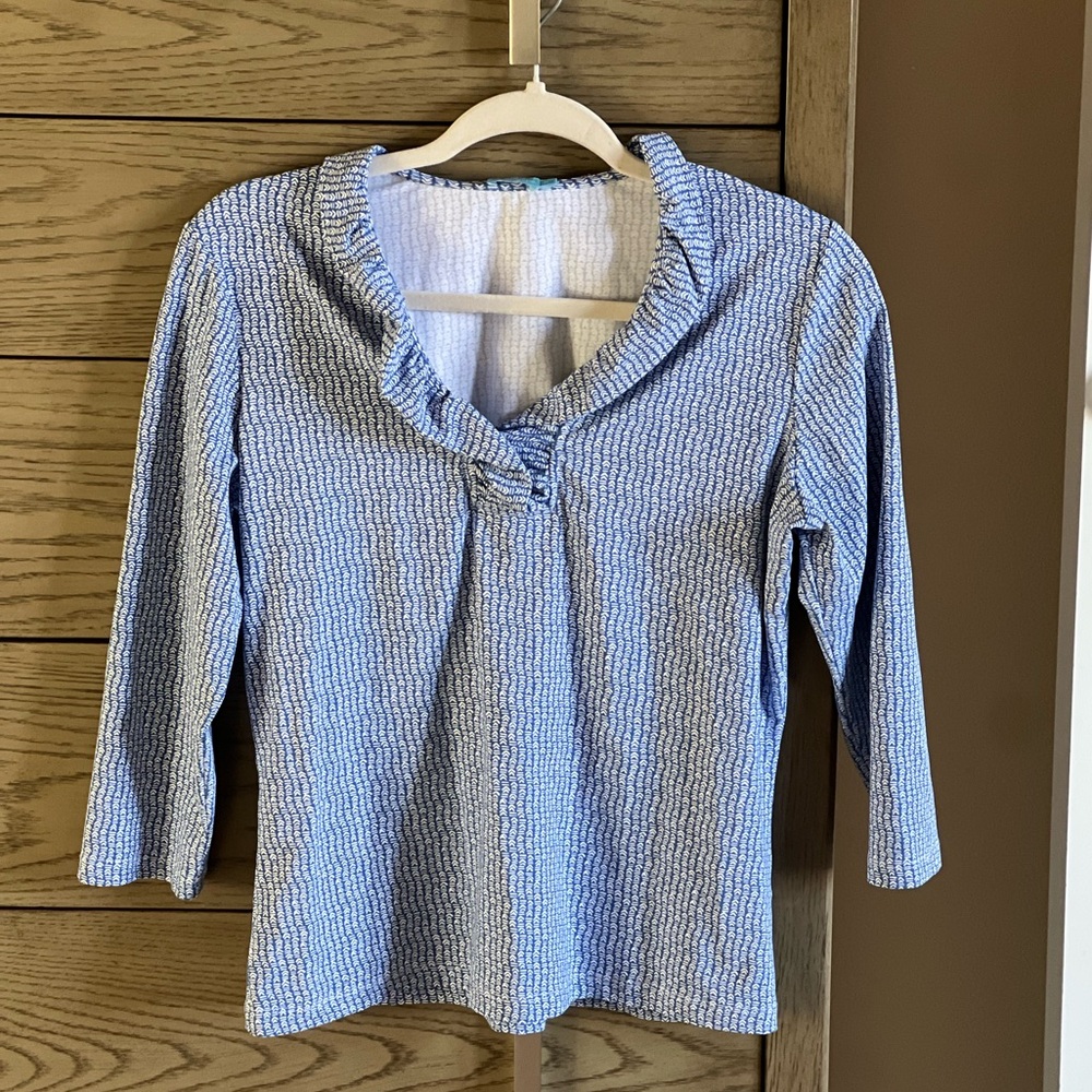 J. McLaughlin 3/4 sleeve top size medium